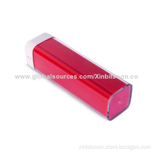 Portable Gift Power Bank with 2200mAh Capacity with Lithium Battery